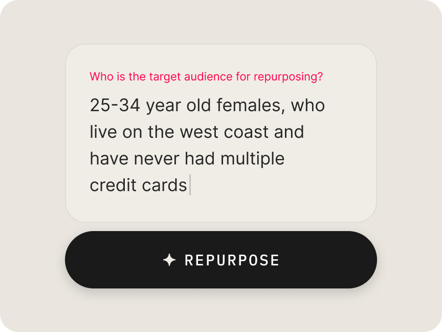 Repurpose