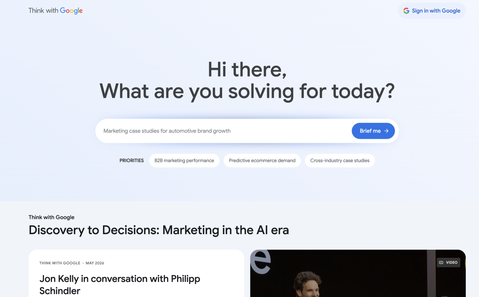 Google — composed page